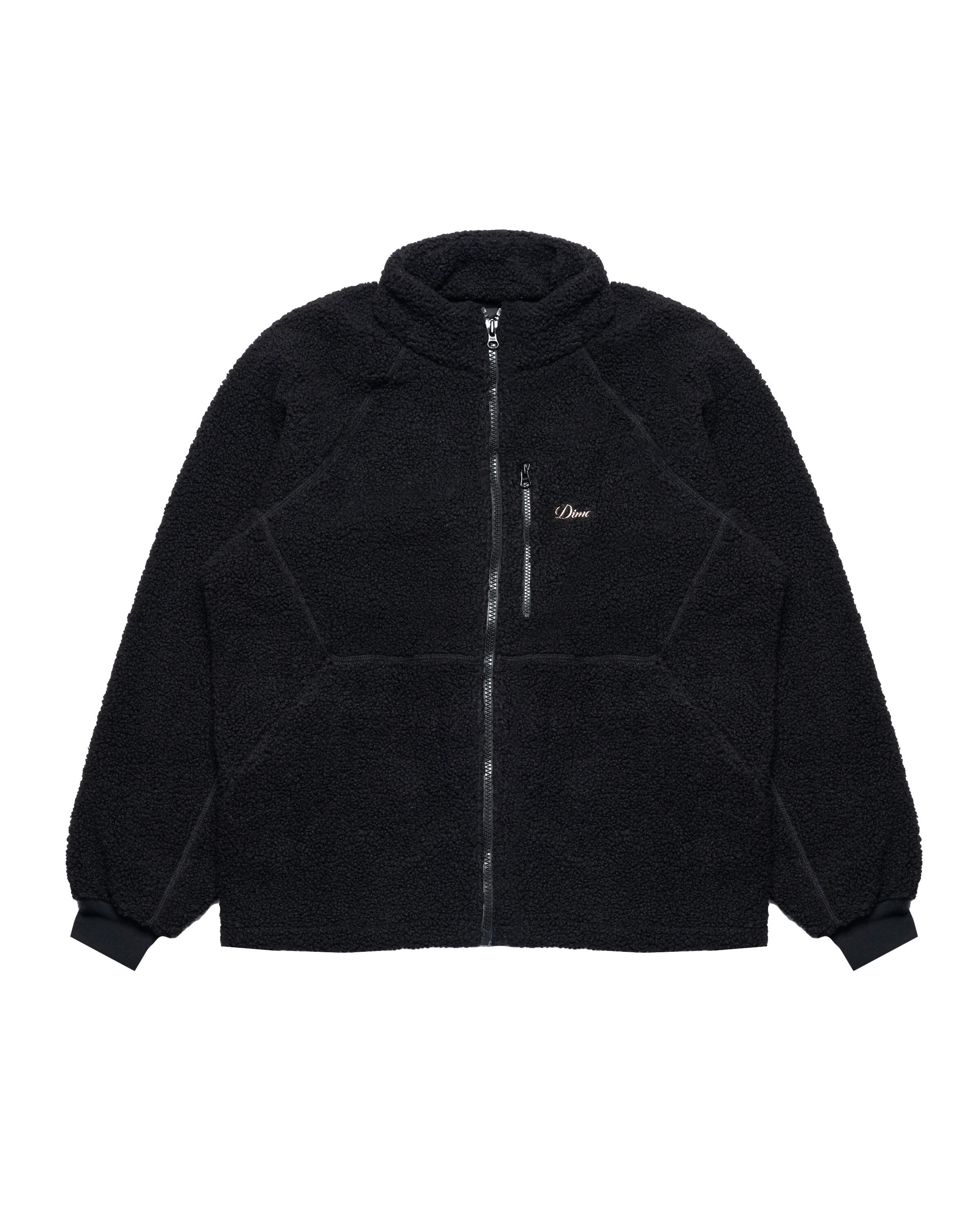 Dime Polar Fleece Sherpa Zip | DIMEHO246BLK | AFEW STORE